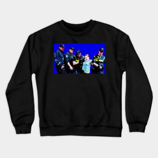 greta thunberg arrested pop art Crewneck Sweatshirt